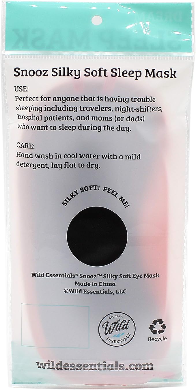 Wild Essentials Snooz Silky Soft Sleep Mask - Georgia Peach