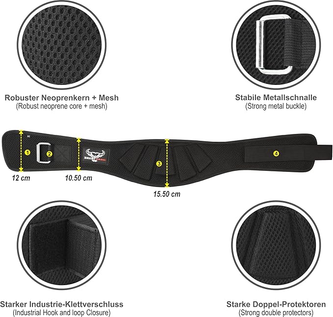 BEAST RAGE Quick Locking Belt for Weightlifting