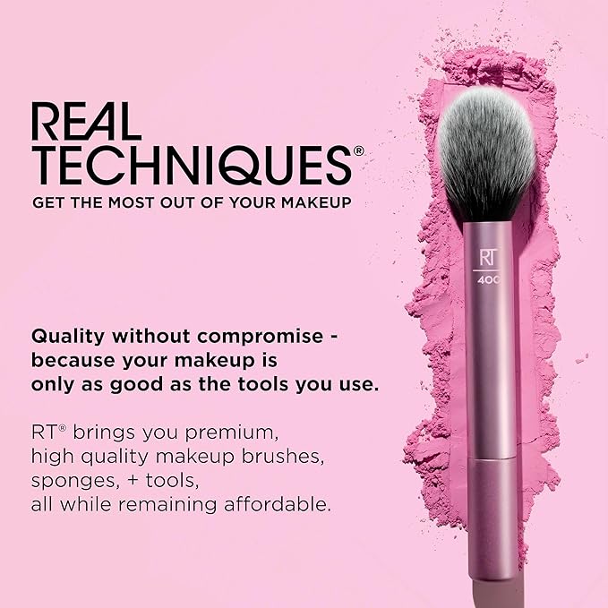 Real Techniques Miracle Quick Dry Brush Wipes, Remove Product Build-Up, Easily Switch Colors, Fast Drying, Convenient Makeup Brush Cleaner, Travel-Friendly, Cruelty-Free & Vegan, 20 Count