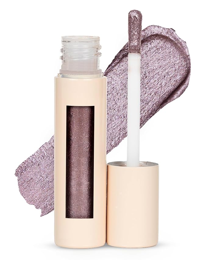 PÜR MINERALS Creamy Eyeshadow & Primer with Peptides, On Point Tint (Satin) - Buildable, Cream-to-Powder Formula for Light to Medium Coverage - Shimmery, Crease-Resistant Shades- Long-Lasting