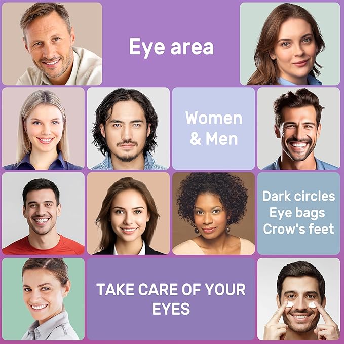 Vbilobec 2025 Latest Caffeine Eye Cream:[30+ SGS Certified] [Used by Over 1M Fans] Anti-aging Eye Cream to eliminate dark circles, puffiness, and fine lines.1.7 fl oz, for Women& Men,2PC