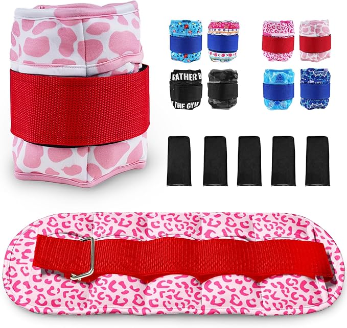 Adjustable Ankle Weights for Women Men 1 Pair 2 4 4 6 6 8 8 10 10 Pound 2, Adjustable Jogging,1-5 lb Ankle,1 Pair 2-10 lbs