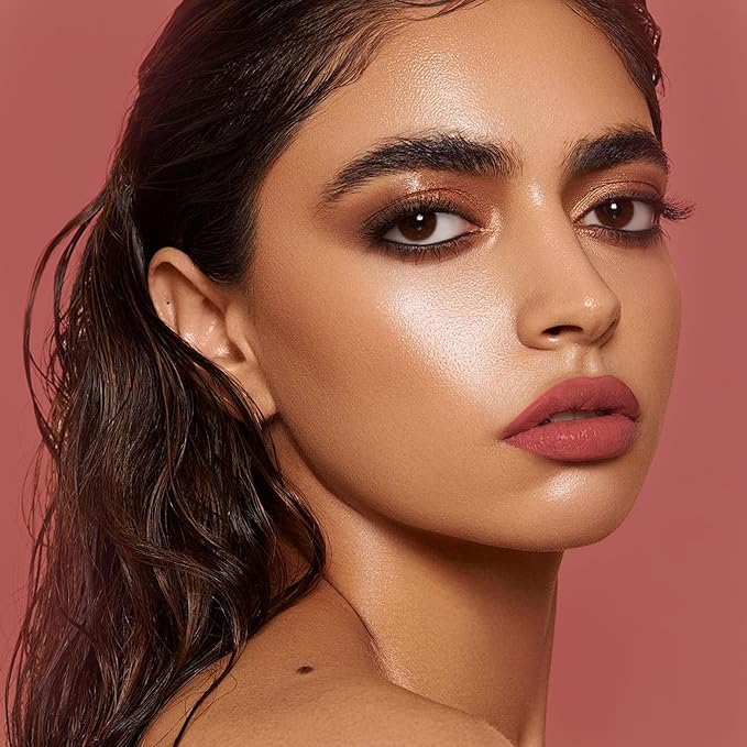 Depuplum Red Lipstick Matte for Women Color Stay Long Lasting Lipstick Smudgeproof Liquid Lipsticks Cruelty Free Lip Color, Rose Heart