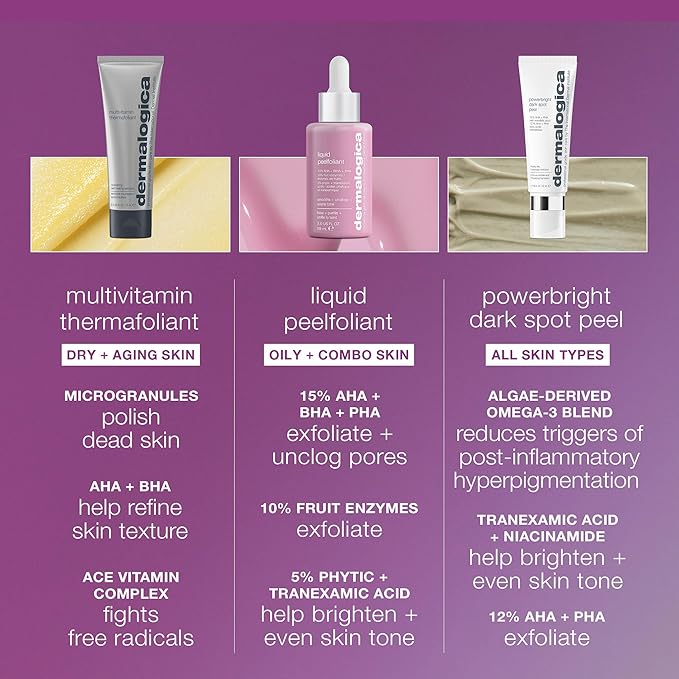 Dermalogica Multivitamin Thermafoliant, Face Exfoliator Scrub with Salicylic Acid and Retinol - Anti-Aging, Immediately Reveal Smoother and Fresher Skin, 2.5 Oz