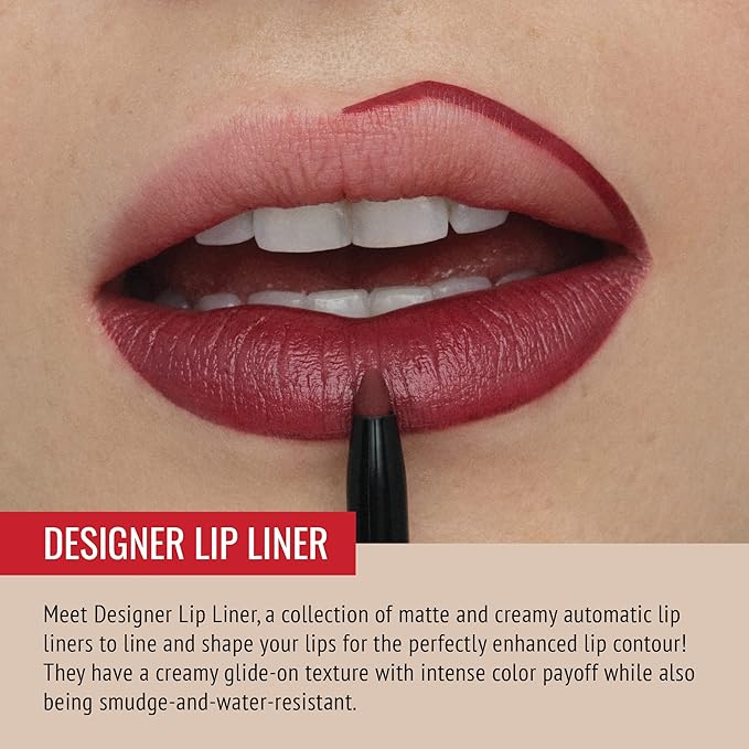 Runway Rogue Designer Liner Lip Pencil, Matte Garnet-Maroon Lip