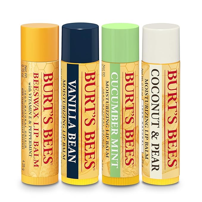 Burt’s Bees Holiday Gift, 4 Lip Stocking
