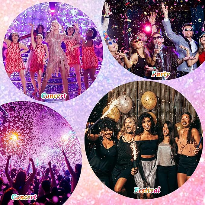 Red Face and Body Glitter Stick for Sparkling Makeup, Hair Glitter Accessories for Women, Highlighting Stick for Fairy Dust Makeup, Cheerful Face Glitter for Festive Parties and Carnivals