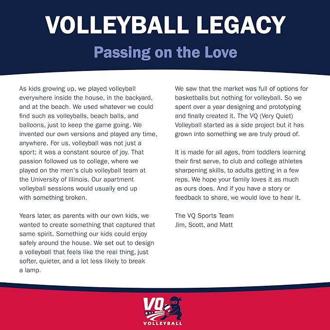 Premium Soft Volleyball - Foam, Silent, No-Deflate, Official Size & Weight, Durable Indoor Volleyball for Training, Games & Practice - Soft on Arms, Safe for House