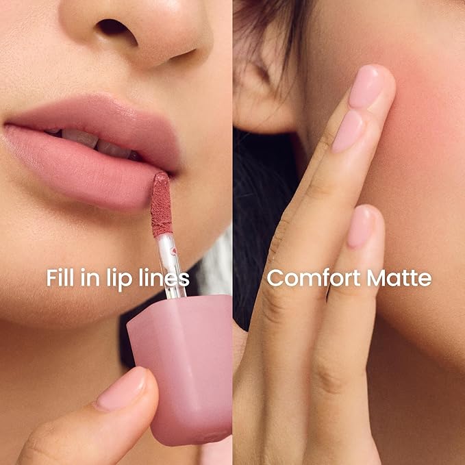 COLORGRAM NUDE BLUR TINT 05 VINTAGE RED | Soft Velvet Matte Lip Stain & Cheek Tint | Lightweight Blurring Tint for a Smooth & Airbrushed Finish | 24H Long-Lasting & Non-Sticky Formula