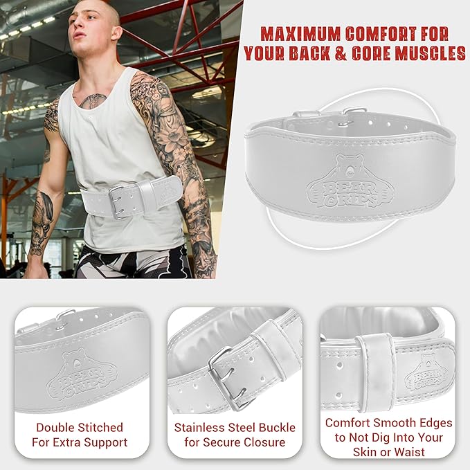 Bear Grips Weight Lifting Belt 7mm Weightlifting Belt