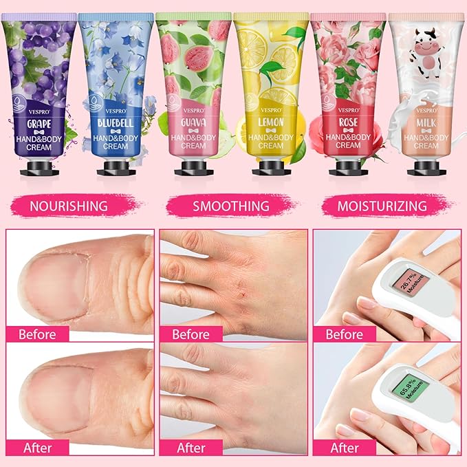 182 Pack Hand Cream Set, Mothers Day Gifts, Hand Lotion for Valentines Day Gifts, Thank You Gifts, Bridesmaid Gifts, Birthday Gifts and Small Gifts, Hand Lotion Travel Size for Dry Cracked Hands