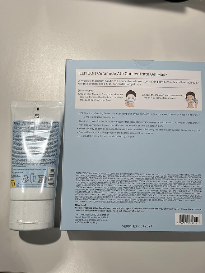 Illiyoon ATO Gel Mask 4ea with ATO Lotion 2.29 Fl Oz