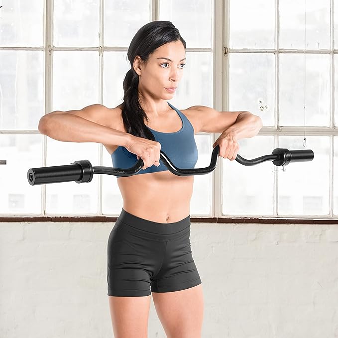 CAP Barbell Olympic Super Curl Bar 48-Inch (OBIS-48B) (OBIS-48B)