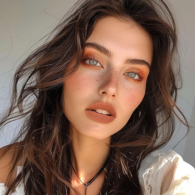 Depuplum Peach Lipstick Matte for Women Superstay Nude Long Lasting Lipstick Smudgeproof Liquid Lipsticks Cruelty Free Lip Makeup, DM14 Peach Nude
