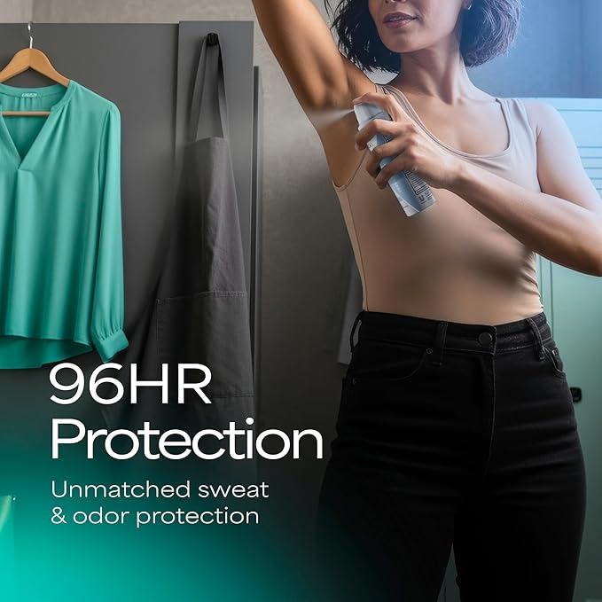 Degree dry spray for 96 Hour sweat and odor protection Fresh Cotton 5X protection 3.8oz