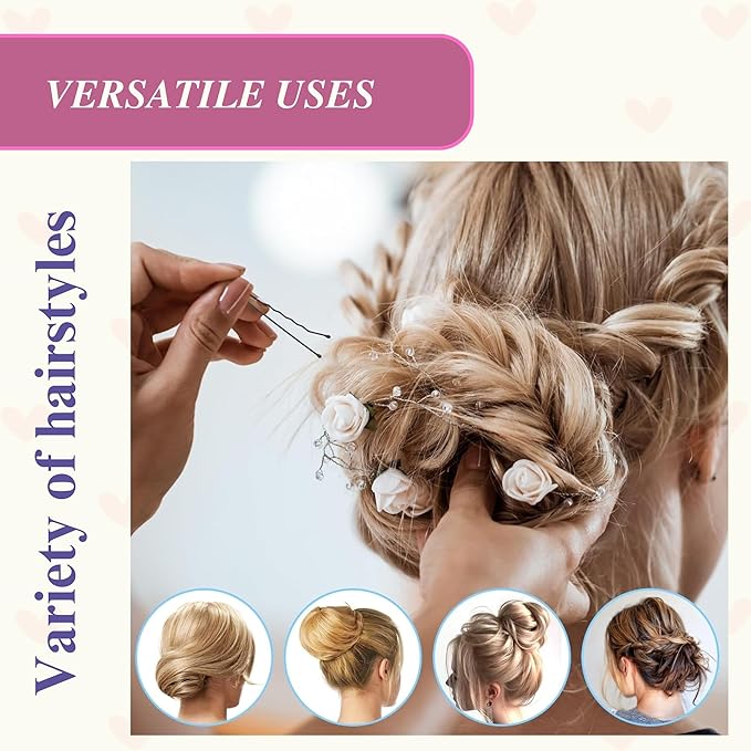 Set of 300 premium Bobby pins 50mm, secure hold and invisible wave hair grip perfect for women, girls, and hairdressers. clear storage box suitable for all hair types (Black)