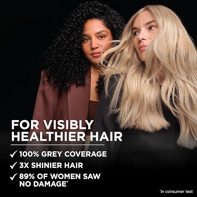Garnier Olia Hair Color, Oil Powered Ammonia Free Permanent Hair Dye for Long-Lasting Color, 6.65 Intense Red, 2 Dye Kits