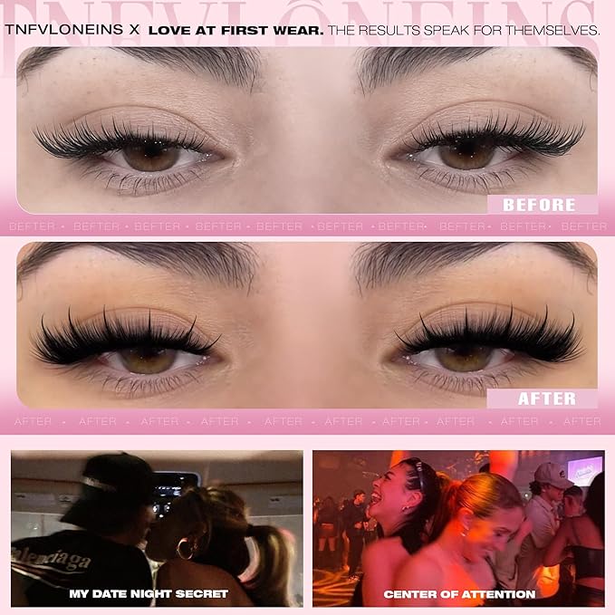 Spikes Lash Clusters Natural Clusters Eyelash Extensions Fairy Eyelash Clusters Wispy Lash Extension Anime Individual Lashes Clusters Matched Length DIY Cluster Lashes for Beginners by TNFVLONEINS