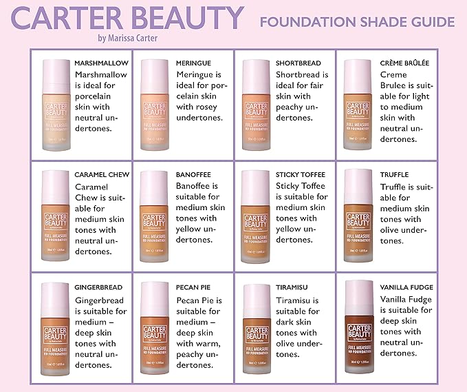Carter Beauty Full Measure HD Foundation - Lightweight, 1.01 OZ