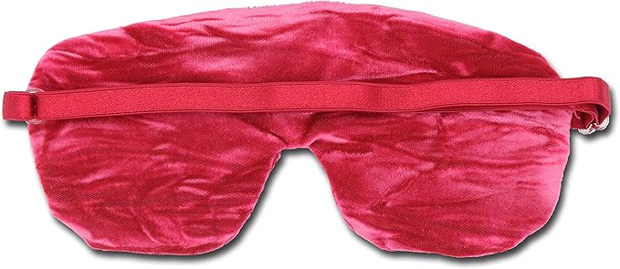 Candi Andi Handmade Weighted Sleep Eye Mask Yoga Pillow - Flax Seed Fill - Lavender Scented - Pinkalicious - TEMFL-PI