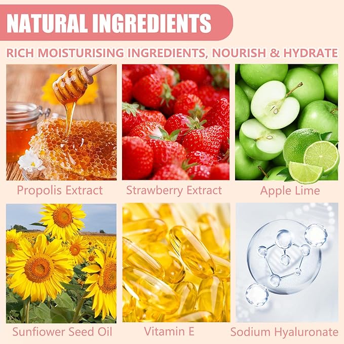 3 PCS Bee Lip Balm Honey Wrinkle
