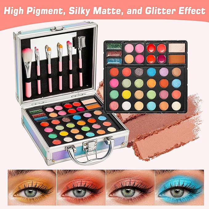 Anpro All-In-One Makeup Carry Case with Pro Teen