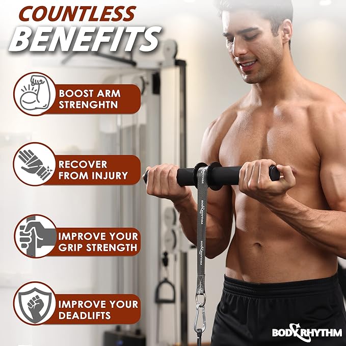 BODYRHYTHM Wrist and Forearm Blaster 1-inch Standard 2-inch Olympic