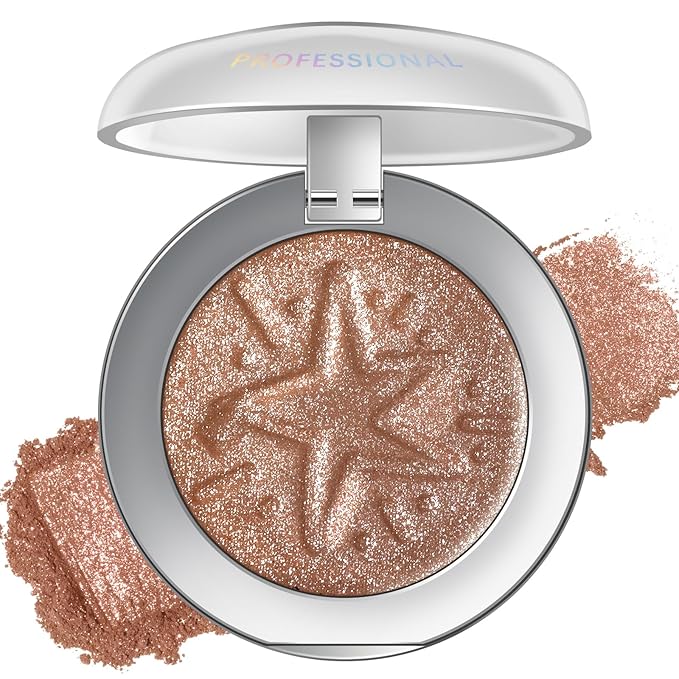 Light Brown Eyeshadow Palette, Glitter Neutral Taupe Brown Eye Shadow for Older Women Waterproof LongLasting Shimmer Metallic Nude Eyeshadow Makeup
