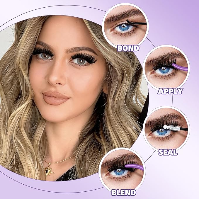 B&Q Fluffy Lash Clusters, Volume Eyelash Clusters 10-18mm, D Curl Cluster Eyelash Extensions, Supersoft Individual Lashes Wispy cluster lashes for Beginners（100D+150D）