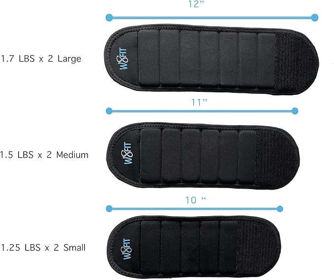 Adjustable Wearable Wrist Arm Weights for Walking