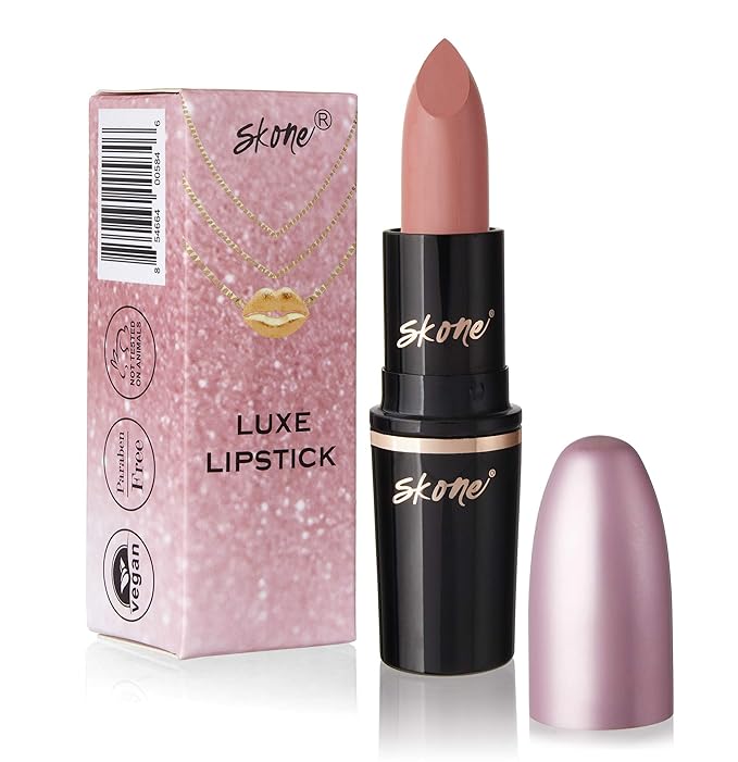 Skone Cosmestics | Charm Collection | Luxe hydrating Lip Stick | Vegan Formula | Infused with Vitamin E | Long Lasting Lightweight Lip Balm | Color - Channing