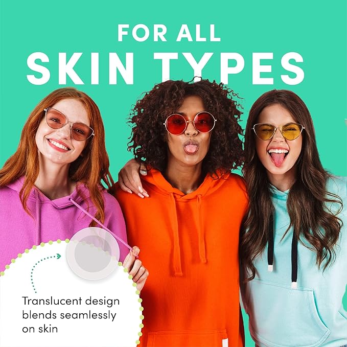 Dots for Spots Pimple Patches For Face - Stocking Stuffers - Fast Acting, Translucent Hydrocolloid Zit Patches that Unclog Pores Korean Skin Care - Vegan, Cruelty Free - (24 count) (Pack of 2)