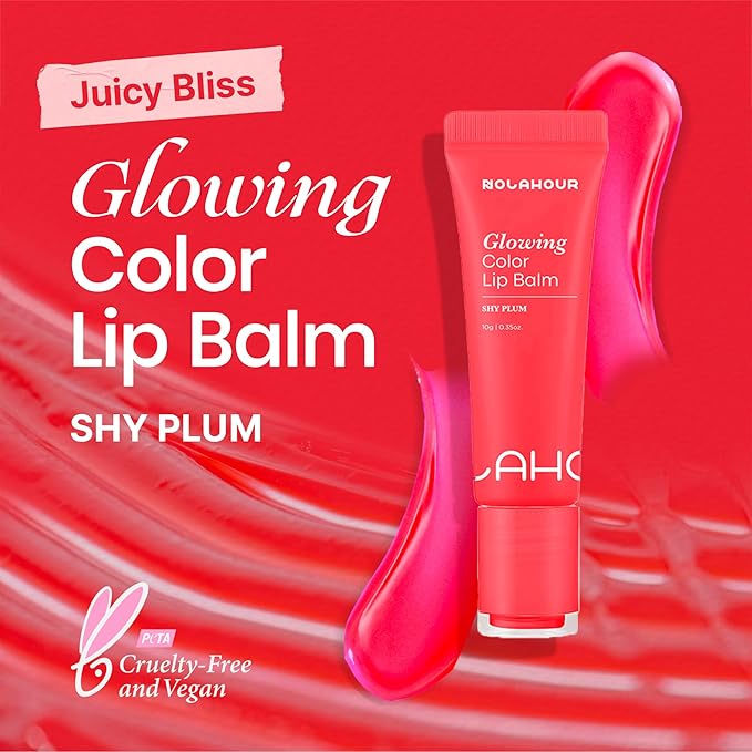 Glowing Color Lip Balm 0.35 Oz| Plum