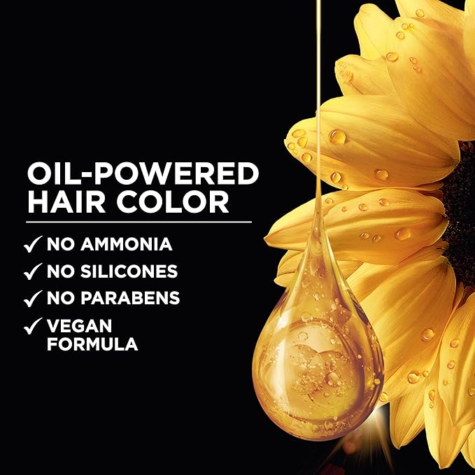 Garnier Hair Color Olia Ammonia-Free Brilliant Color Oil-Rich Permanent Hair Dye, 9 1/2.1 Lightest Ash Blonde, 1 Count (Packaging May Vary)