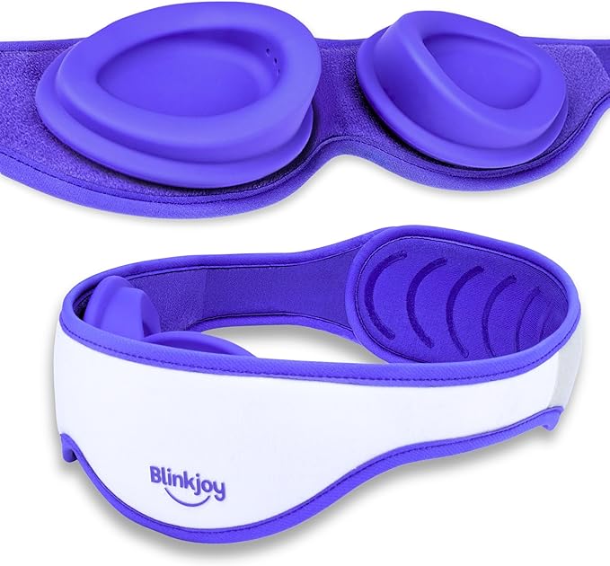 Blinkjoy Hydrating Sleep Mask (2ND GEN) for Dry Eye - Optometrist Recommended for Dry Eye Relief, Protects from Dust and Drafts, Preserves Drops, Comfortable & Lightweight