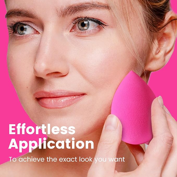 BEAKEY 5 Pcs Makeup Sponges, Latex-Free