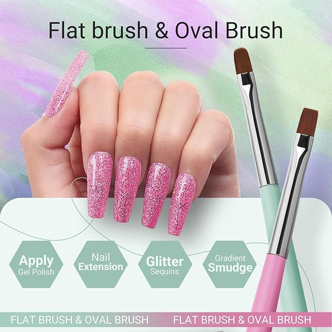 AIRSEE Nail Art Brush Set,