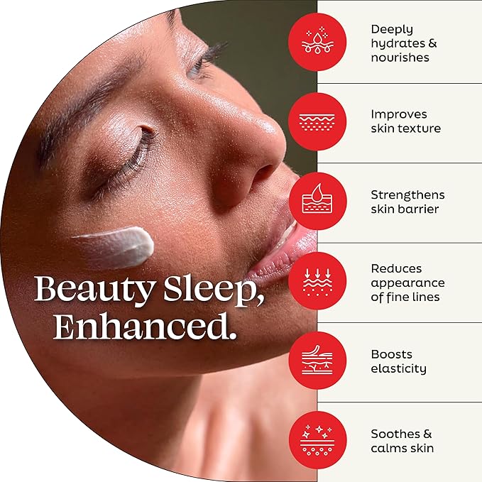 Kiyomi Skin Night Cream - Overnight Facial Cream with 5-ALA, Hyaluronic Acid, Ceramides and Shea Butter - Deep Hydration Over Night Moisturizer for Skin Regeneration - German Made - 1.7 Fl Oz