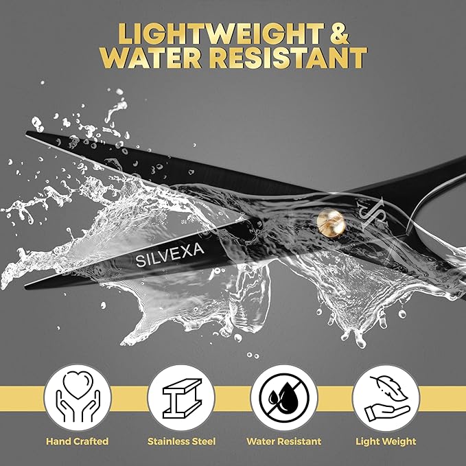 Barber Hair cutting scissors 420C Stainless Steel Hair scissor Sharp Razor edge premium shears for hair cutting for salon and home (5.5")