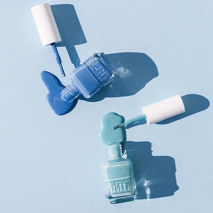 duri Nail Polish, 783 Freeze The Day, Muted Blue, Full Coverage, Glossy Finish, Quick Drying, 0.45 Fl Oz