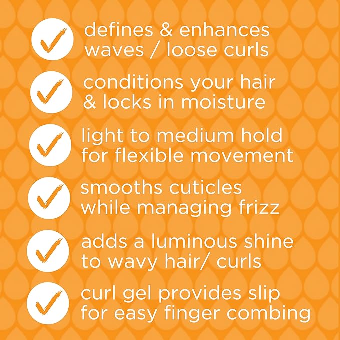 Naturaz Curl Defining Gel - 100% Vegan, Cruelty Free, Paraben Free - Deep Moisture, Medium Hold, Aloe Vera Based Gel for Curly Hair - Anti-Frizz Curl Definer, Loose Curls and Wavy Hair - 8 Oz