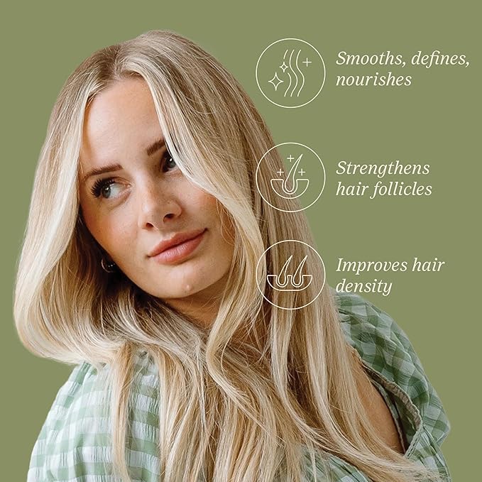 Salée- Styling Cream For Hair For Women & Girls | Anti-Frizz, Smoothing, Slick Back | For Curls, Wavy & Straight Hair | Flexible Gel Hold For Shine & Flyaways | 6 oz.