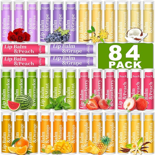 84 Pack of Lip Balm, 12