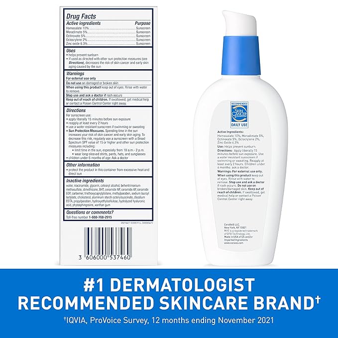 CeraVe AM Facial Moisturizing Lotion