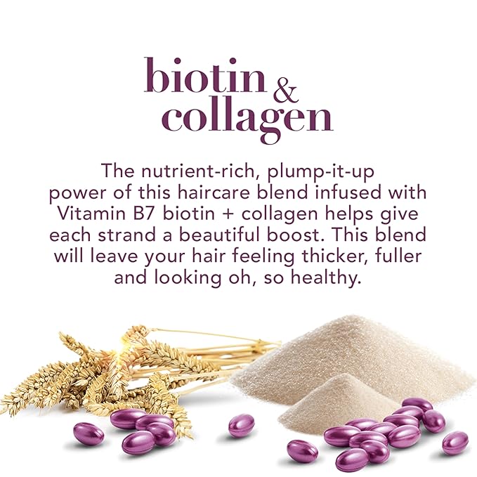 OGX Thick & Full Biotin & Collagen Weightless Oil Mist, 4 Fl Oz, 2 Pack