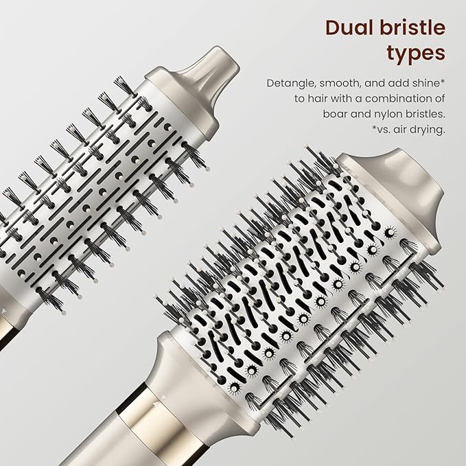 MESCOMB Upgraded 5-in-1 Hot Air Styler – Hair Dryer & Versatile Air Styler with Auto Wrap Curlers, Volumizing Brushes, Frizz-Free Hair Styler Tool for Curling, Smoothing & Adding Volume, Not Damage