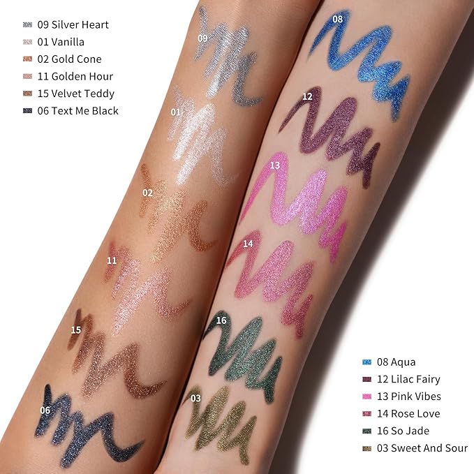 Oulac Waterproof Pink Eyeshadow Pencil for Long-Lasting Eye Looks - Easy to apply, Blendable and Smudge-proof, Vegan Beauty 3.8g, (13) Pink Vibes