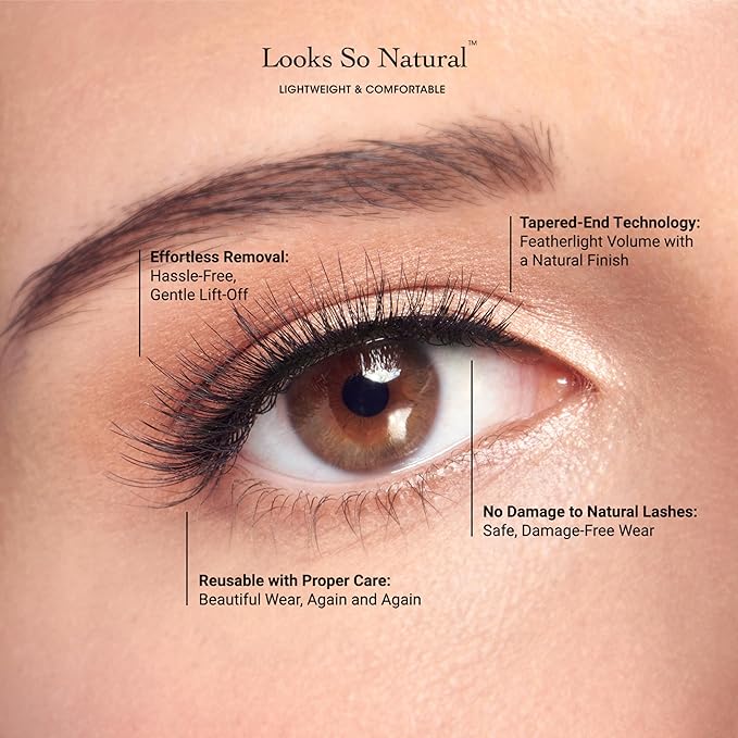 KISS So Wispy, False Eyelashes, 'Style #01', 14mm, Includes 5 Pairs Of Lashes, Easy to Apply, Reusable Lash Clusters