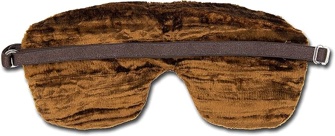 Candi Andi Handmade Opulence Yoga Eye Pillow - Weighted Flaxseed Fill, Lavender Aromatherapy, Satin & Velvet, Adjustable Strap - Ideal for Meditation & Restful Sleep - Blue Lagoon - TEMFL-BL