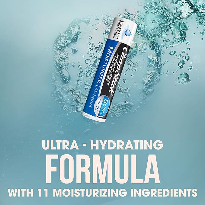 ChapStick Moisturizer Original Lip Balm Tubes, Oz